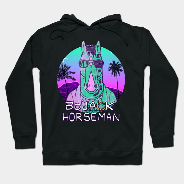 Retrowave Bojack Hoodie by V x Y Creative